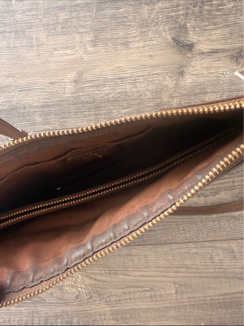 Coach Tan Signature Canvas Crossbody Bag - Picture 5 of 5